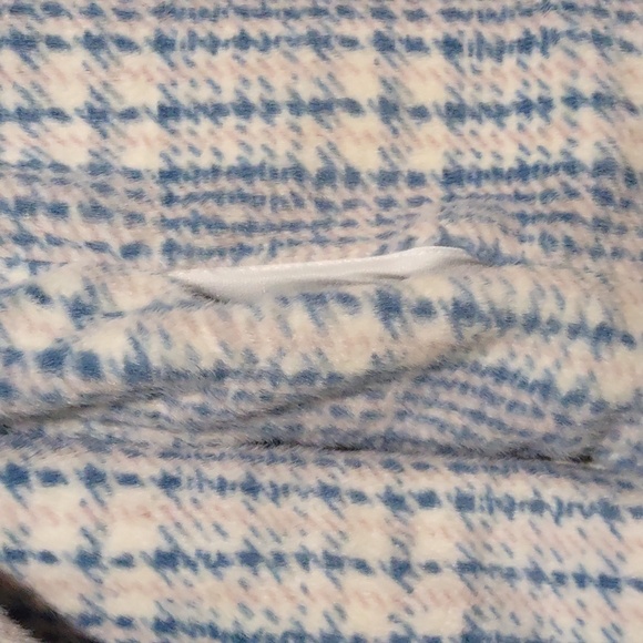 Katy Did Women’s Medium Pullover Hoodie Sweater Pink Blue Faux Fur Heavy Quality - Picture 3 of 9